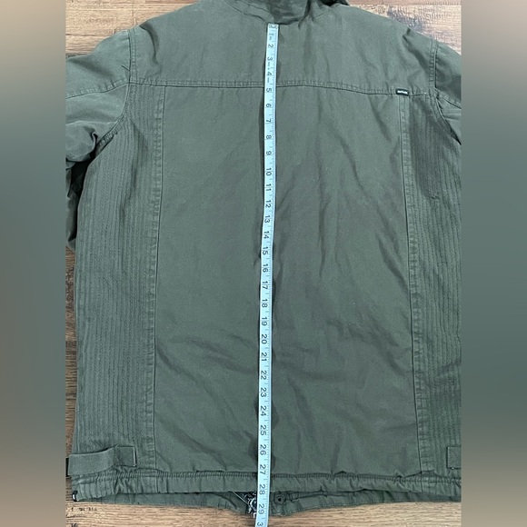 Hurley Military Style Full Zip Winter Jacket ‘Green’ (size mens M) - Picture 11 of 12